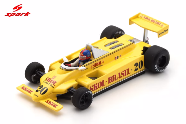 Spark 1:43 Fittipaldi F8 No.20 Emerson Fittipaldi British GP 1980 (S4580) Resin Model