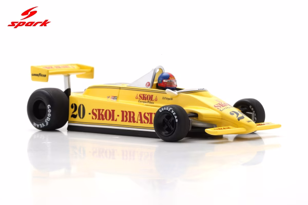 Alternative view of Spark 1:43 Fittipaldi F8 No.20 Emerson Fittipaldi British GP 1980 (S4580) Resin Model