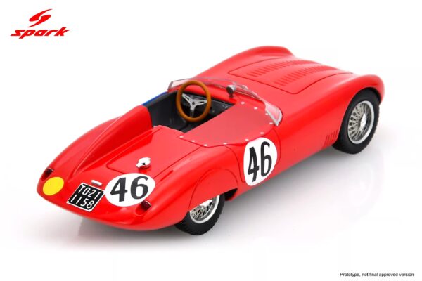 Spark 1:43 Osca Sport 750 No.46 19th Le Mans 24H 1957 (S5084) Resin Model 4 Spark 1:43 Osca Sport 750 No.46 19th Le Mans 24H 1957 (S5084) Resin Model