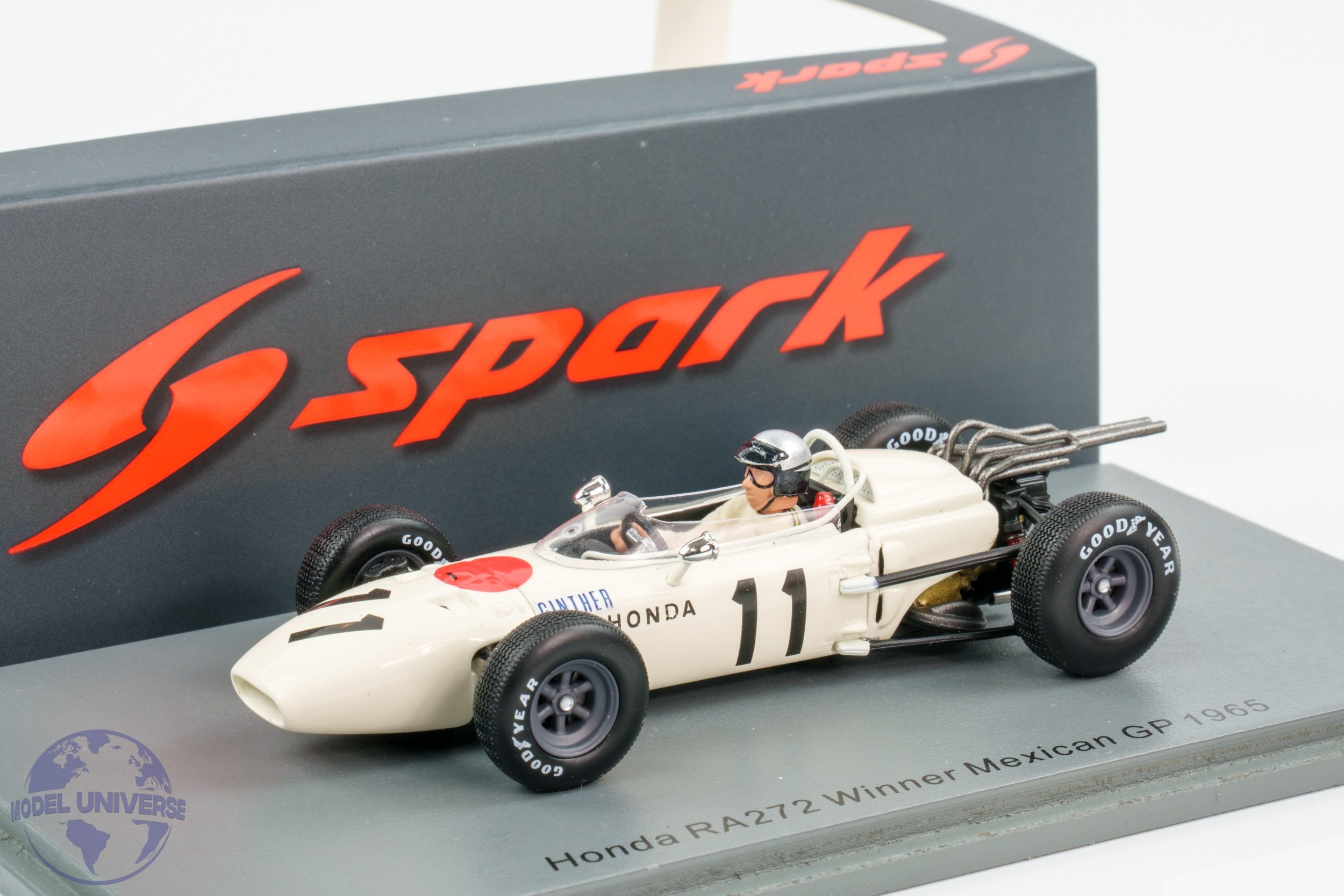 Spark - 1:43 Honda RA272 No.11 Winner Mexican GP 1965 Richie Ginther - Resin Model