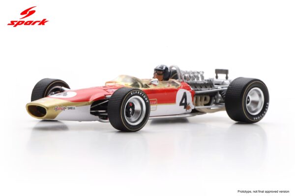 Spark 1:43 Lotus 49 No.4 Race of Champions 1968 Graham Hill (S6388) Resin Model 5 Spark 1:43 Lotus 49 No.4 Race of Champions 1968 Graham Hill (S6388) Resin Model