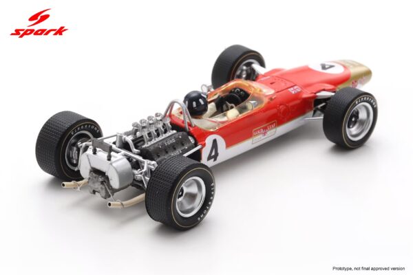 Spark 1:43 Lotus 49 No.4 Race of Champions 1968 Graham Hill (S6388) Resin Model 4 Spark 1:43 Lotus 49 No.4 Race of Champions 1968 Graham Hill (S6388) Resin Model