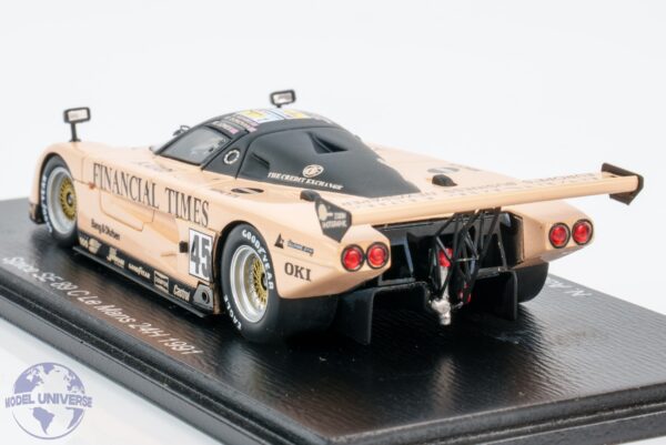 Spark - 1:43 Spice SE89 C No.45 Le Mans 24H 1991 "Financial Times" - Adams, Donovan, Jones - Resin Model 13 Spark - 1:43 Spice SE89 C No.45 Le Mans 24H 1991