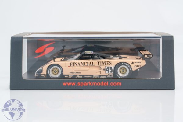 Spark - 1:43 Spice SE89 C No.45 Le Mans 24H 1991 "Financial Times" - Adams, Donovan, Jones - Resin Model 15 Spark - 1:43 Spice SE89 C No.45 Le Mans 24H 1991