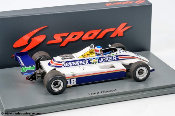 Spark - 1:43 March 821 F1 No.18 Raul Boesel 1982 Long Beach Grand Prix - Resin Model 6 Spark S7175 March 821 Long Beach GP 1982 Raul Boesel 2