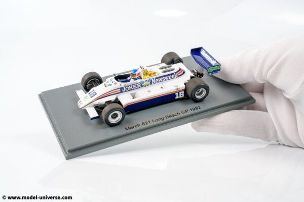 Spark - 1:43 March 821 F1 No.18 Raul Boesel 1982 Long Beach Grand Prix - Resin Model 8 Spark S7175 March 821 Long Beach GP 1982 Raul Boesel 3