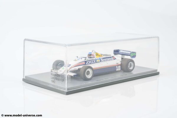 Spark - 1:43 March 821 F1 No.18 Raul Boesel 1982 Long Beach Grand Prix - Resin Model 7 Spark S7175 March 821 Long Beach GP 1982 Raul Boesel 4