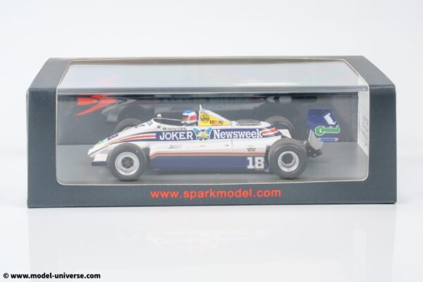 Spark - 1:43 March 821 F1 No.18 Raul Boesel 1982 Long Beach Grand Prix - Resin Model 9 Spark S7175 March 821 Long Beach GP 1982 Raul Boesel 5