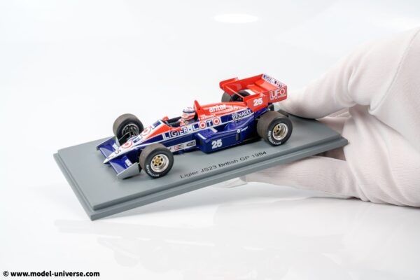Spark - 1:43 Ligier JS23 F1 No.25 Francois Hesnault British GP 1984 - Resin Model 7 Spark S7418 Ligier JS23 British GP 1984 Francois Hesnault Resin Model 3
