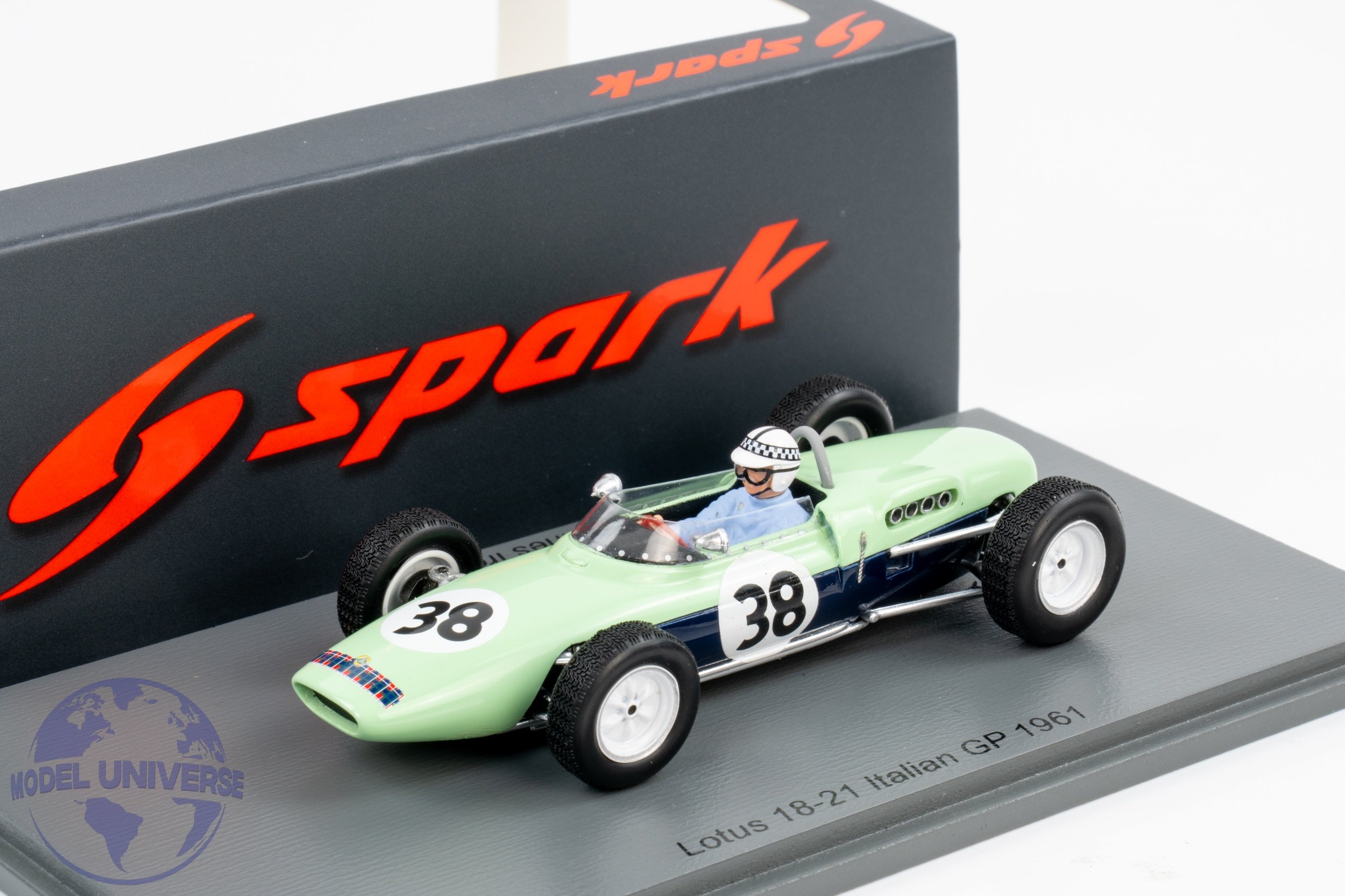 Spark - 1:43 Lotus 18-21 No.38 Innes Ireland Italian GP 1961 - Resin Model