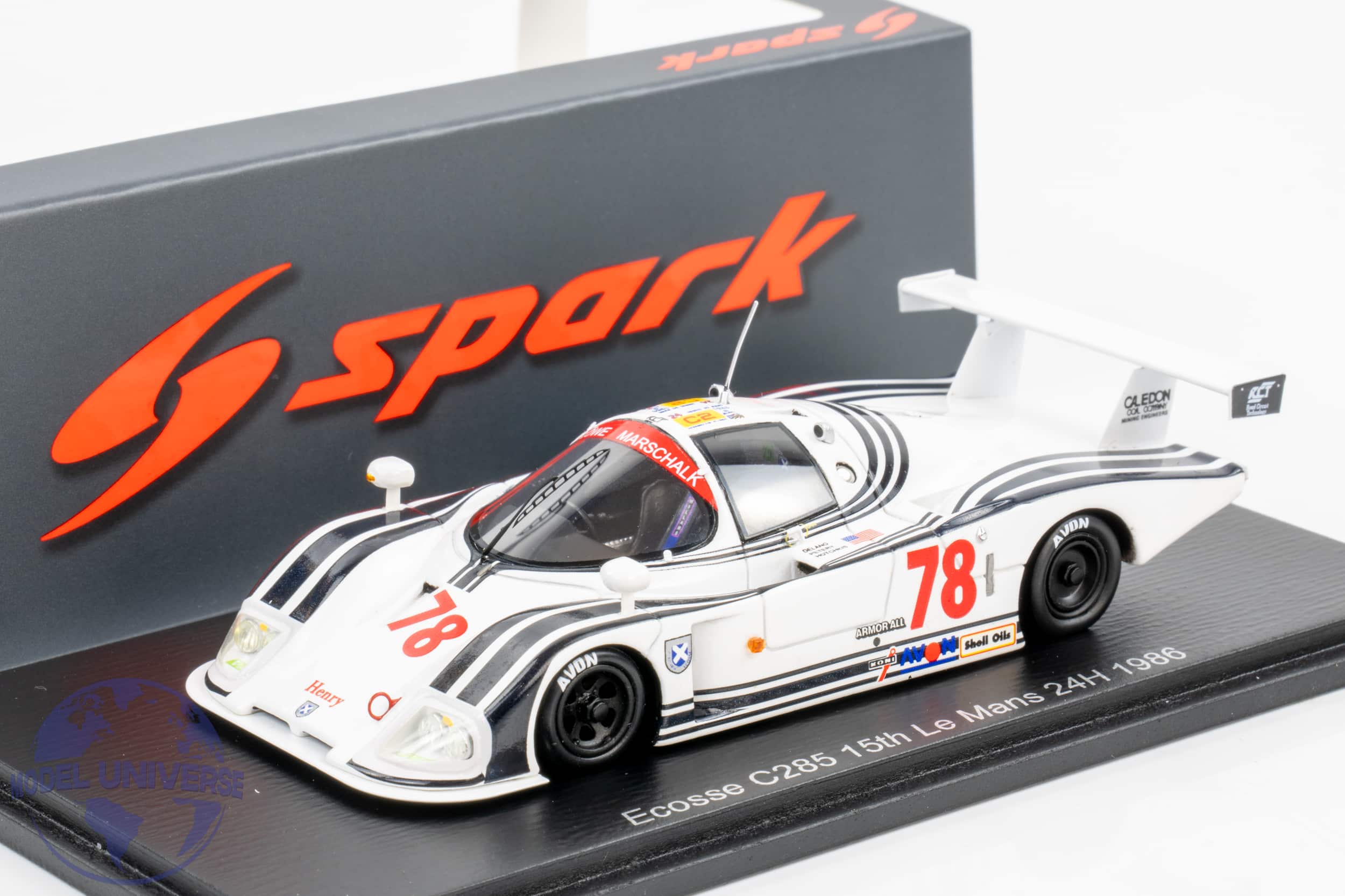 Spark - 1:43 Ecosse C285 No.78 24h Le Mans 1986 - Resin Model