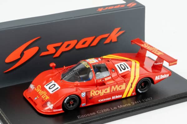 Spark - 1:43 Ecosse C286 No.101 Le Mans 24H 1987 Royal Mail - Resin Model