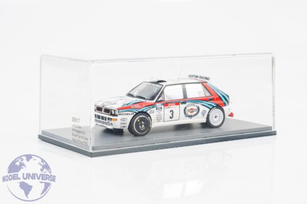 Spark - 1:43 Lancia Delta HF Integrale EVO No.3 Winner Tour de Corse - Rally de France 1992 Didier Auriol - Bernard Occelli - Resin Model 5 Spark S9017 Lancia Delta HF Integrale France Rally 1992 3