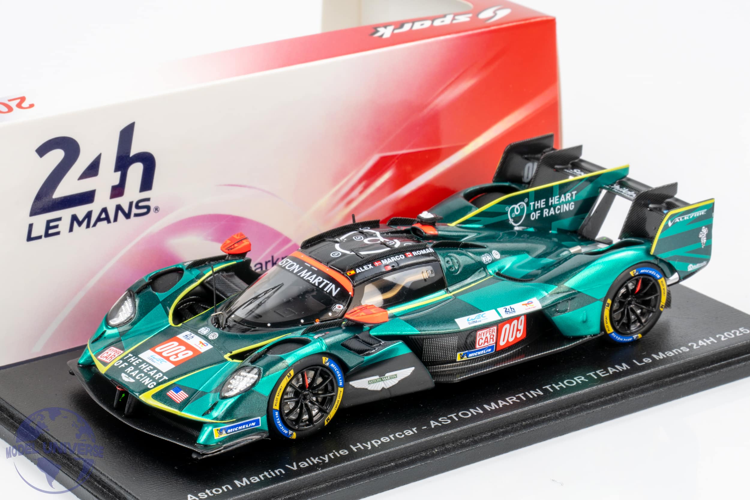 Spark S9255 1:43 Aston Martin Valkyrie No.009 Thor 2025 24h Le