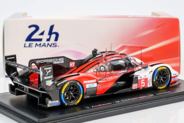 Spark - 1:43 Porsche 963 No.5 Porsche Penske Motorsport 6th Place 2025 24h Le Mans - J.Andlaur, M.Christensen, M.Jaminet - Resin Model 7 Spark - 1:43 Porsche 963 No.5 Porsche Penske Motorsport 6th Place 2025 24h Le Mans - J.Andlaur, M.Christensen, M.Jaminet - Resin Model