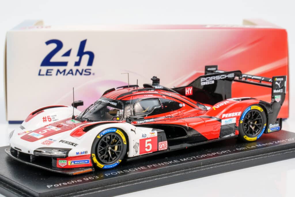 Pre-Order the New Spark 1:43 Scale Le Mans 2025 Resin Models 4 Spark - 1:43 Porsche 963 No.5 Porsche Penske Motorsport 6th Place 2025 24h Le Mans - J.Andlaur, M.Christensen, M.Jaminet - Resin Model