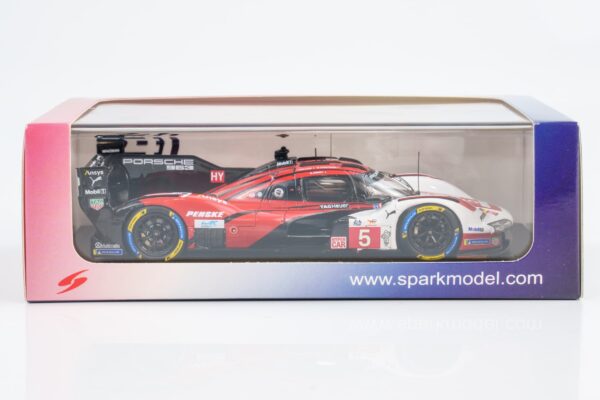 Spark - 1:43 Porsche 963 No.5 Porsche Penske Motorsport 6th Place 2025 24h Le Mans - J.Andlaur, M.Christensen, M.Jaminet - Resin Model 11 Spark - 1:43 Porsche 963 No.5 Porsche Penske Motorsport 6th Place 2025 24h Le Mans - J.Andlaur, M.Christensen, M.Jaminet - Resin Model