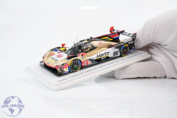 Spark - 1:43 Cadillac V-Series.R No.12 Cadillac Hertz Team Jota 4th Place 2025 24h Le Mans - W.Stevens, N.Nato, A.Lynn - Resin Model 11 Spark - 1:43 Cadillac V-Series.R No.12 Cadillac Hertz Team Jota 4th Place 2025 24h Le Mans - W.Stevens, N.Nato, A.Lynn - Resin Model