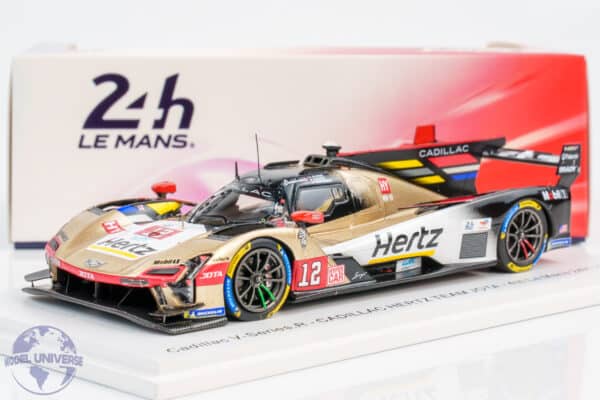 Spark - 1:43 Cadillac V-Series.R No.12 Cadillac Hertz Team Jota 4th Place 2025 24h Le Mans - W.Stevens, N.Nato, A.Lynn - Resin Model
