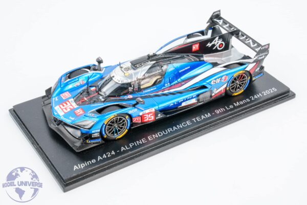 Spark - 1:43 Alpine A424 No.35 2025 24h Le Mans - P.Chatin, F.Habsburg, C.Milesi - Resin Model 12 Spark - 1:43 Alpine A424 No.35 2025 24h Le Mans - P.Chatin, F.Habsburg, C.Milesi - Resin Model