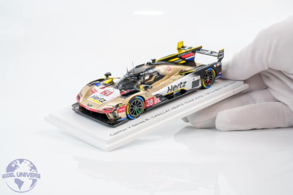 Spark - 1:43 Cadillac V-Series.R No.38 Cadillac Hertz Team Jota 7th Place 2025 24h Le Mans - E.Bamber, S.Bourdais, J.Button - Resin Model 11 Spark - 1:43 Cadillac V-Series.R No.38 Cadillac Hertz Team Jota 7th Place 2025 24h Le Mans - E.Bamber, S.Bourdais, J.Button - Resin Model