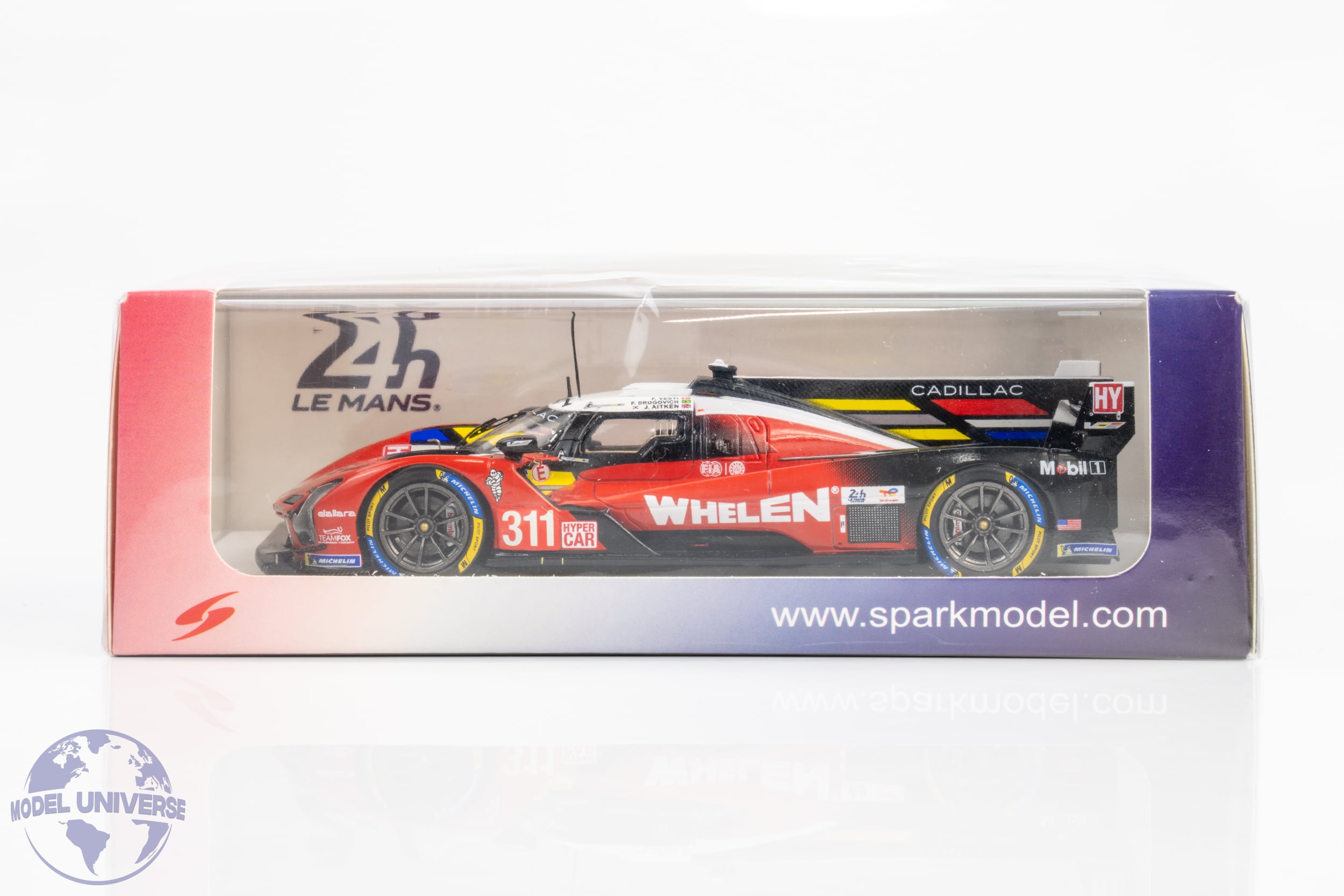 Spark - 1:43 Cadillac V-Series.R No.311 Cadillac Whelen 2025 24h Le Mans - J.Aitken, F.Drugovich, F.Vesti - Resin Model 2 Spark - 1:43 Cadillac V-Series.R No.311 Cadillac Whelen 2025 24h Le Mans - J.Aitken, F.Drugovich, F.Vesti - Resin Model