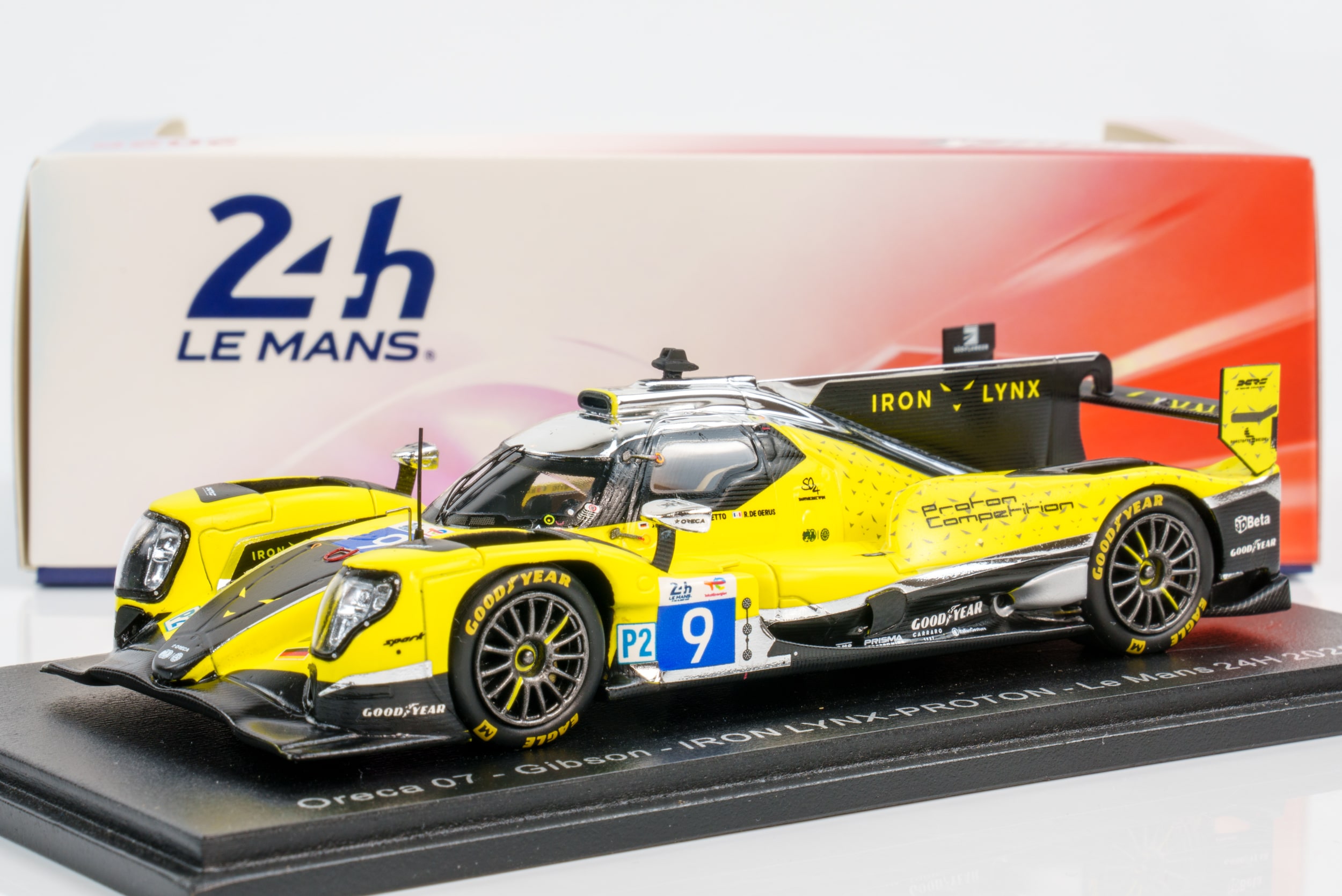 Spark - 1:43 Oreca 07 Gibson No.9 Iron Lynx-Proton 2025 24h Le Mans - J.Ried, M.Capietto, R.De Gérus - Resin Model