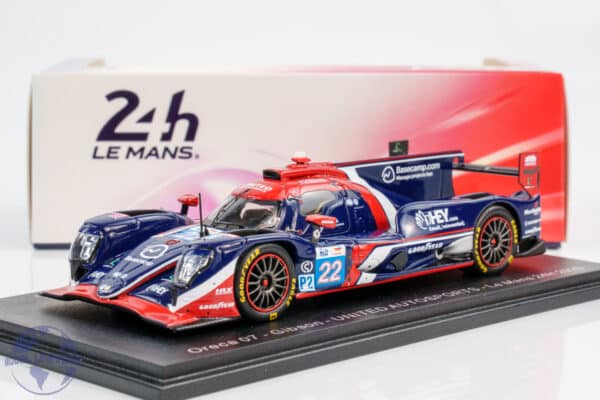 Spark - 1:43 Oreca 07 Gibson No.22 United Autosports 2025 24h Le Mans - R.Van Der Zande, P.Fittipaldi, D.Heinemeier Hansson - Resin Model