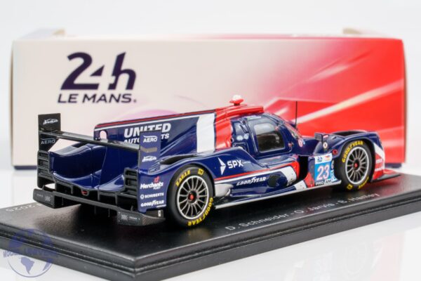 Spark - 1:43 Oreca 07 Gibson No.23 United Autosports 2025 24h Le Mans - D.Schneider, O.Jarvis, B.Hanley - Resin Model 6 Spark - 1:43 Oreca 07 Gibson No.23 United Autosports 2025 24h Le Mans - D.Schneider, O.Jarvis, B.Hanley - Resin Model