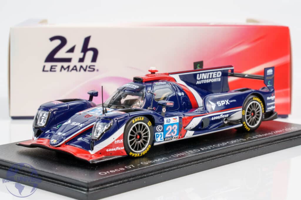 Pre-Order the New Spark 1:43 Scale Le Mans 2025 Resin Models 24 Spark - 1:43 Oreca 07 Gibson No.23 United Autosports 2025 24h Le Mans - D.Schneider, O.Jarvis, B.Hanley - Resin Model
