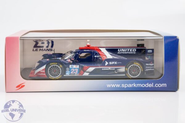 Spark - 1:43 Oreca 07 Gibson No.23 United Autosports 2025 24h Le Mans - D.Schneider, O.Jarvis, B.Hanley - Resin Model 8 Spark - 1:43 Oreca 07 Gibson No.23 United Autosports 2025 24h Le Mans - D.Schneider, O.Jarvis, B.Hanley - Resin Model