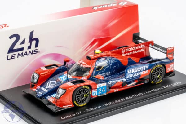 Spark - 1:43 Oreca 07 Gibson No.24 Nielsen Racing 2025 24h Le Mans - N.Rao, C.Bolukbasi, C.Braun - Resin Model