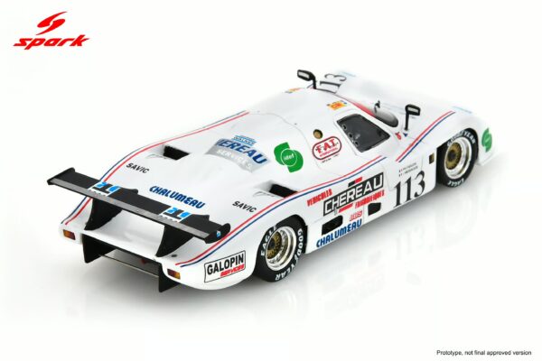 Alternative view of Spark 1:43 Cougar C20B No.113 Le Mans 24H 1990 Pierre Yver, Pierre de Thoisy, Jacques de Praunay (S9511) Resin Model