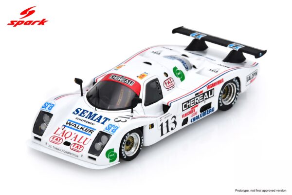 Spark 1:43 Cougar C20B No.113 Le Mans 24H 1990 Pierre Yver, Pierre de Thoisy, Jacques de Praunay (S9511) Resin Model