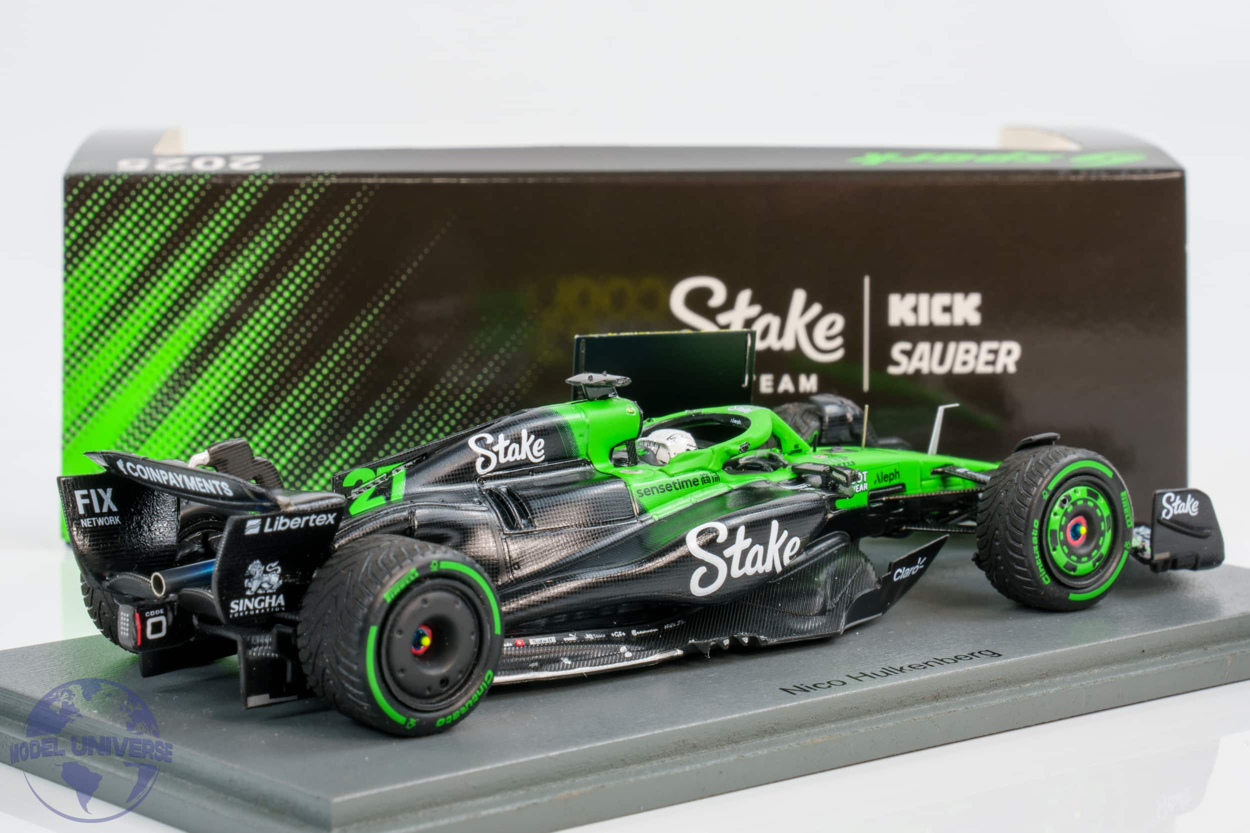 1/43spark hulkenberg ヒュルケンベルグ　3位　pitボード付 スパーク 1/43 キック ザウバー C45 No.27 2025 F1 イギリスGP 3位 N
