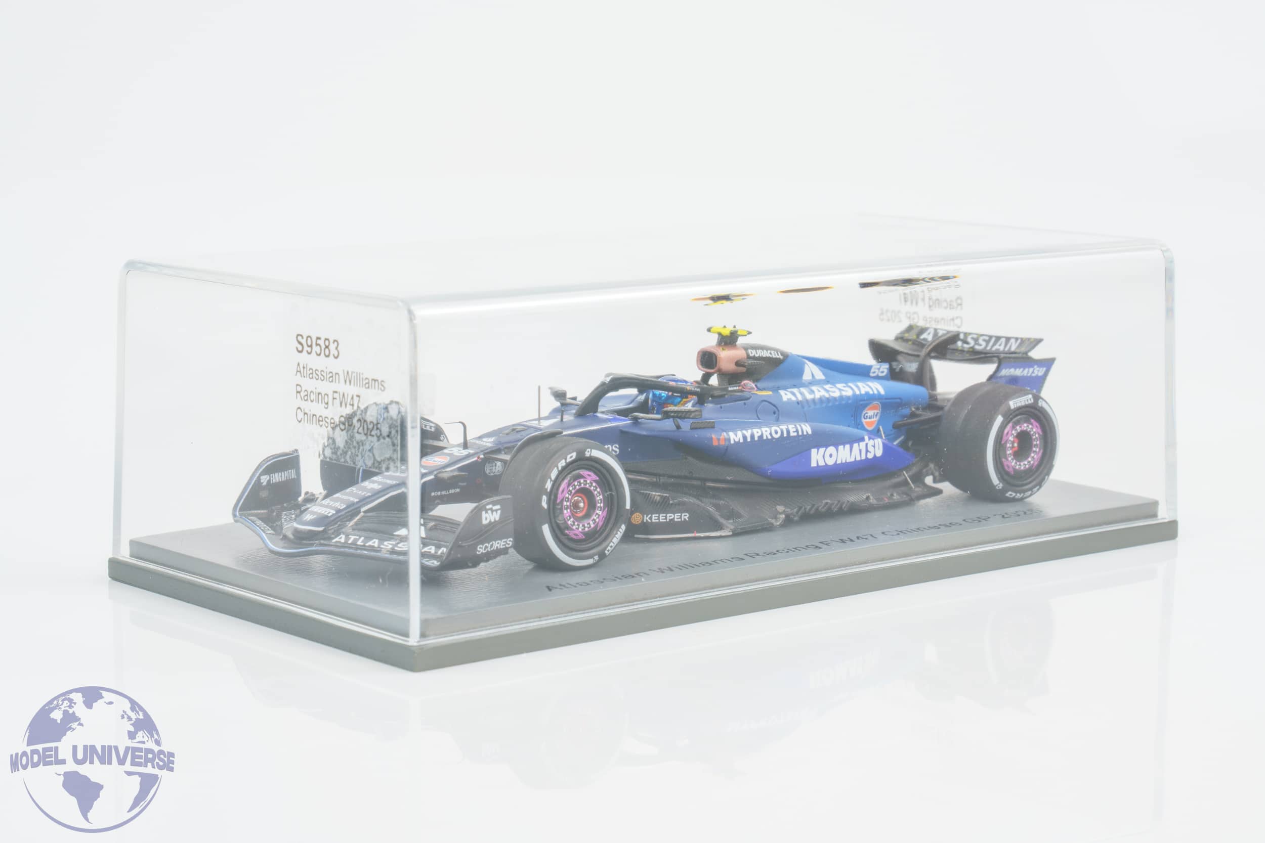 Spark - 1:43 Williams FW47 No.55 Carlos Sainz Chinese GP 2025 Spark - 1:43 Williams FW47 No.55 Carlos Sainz Chinese GP 2025