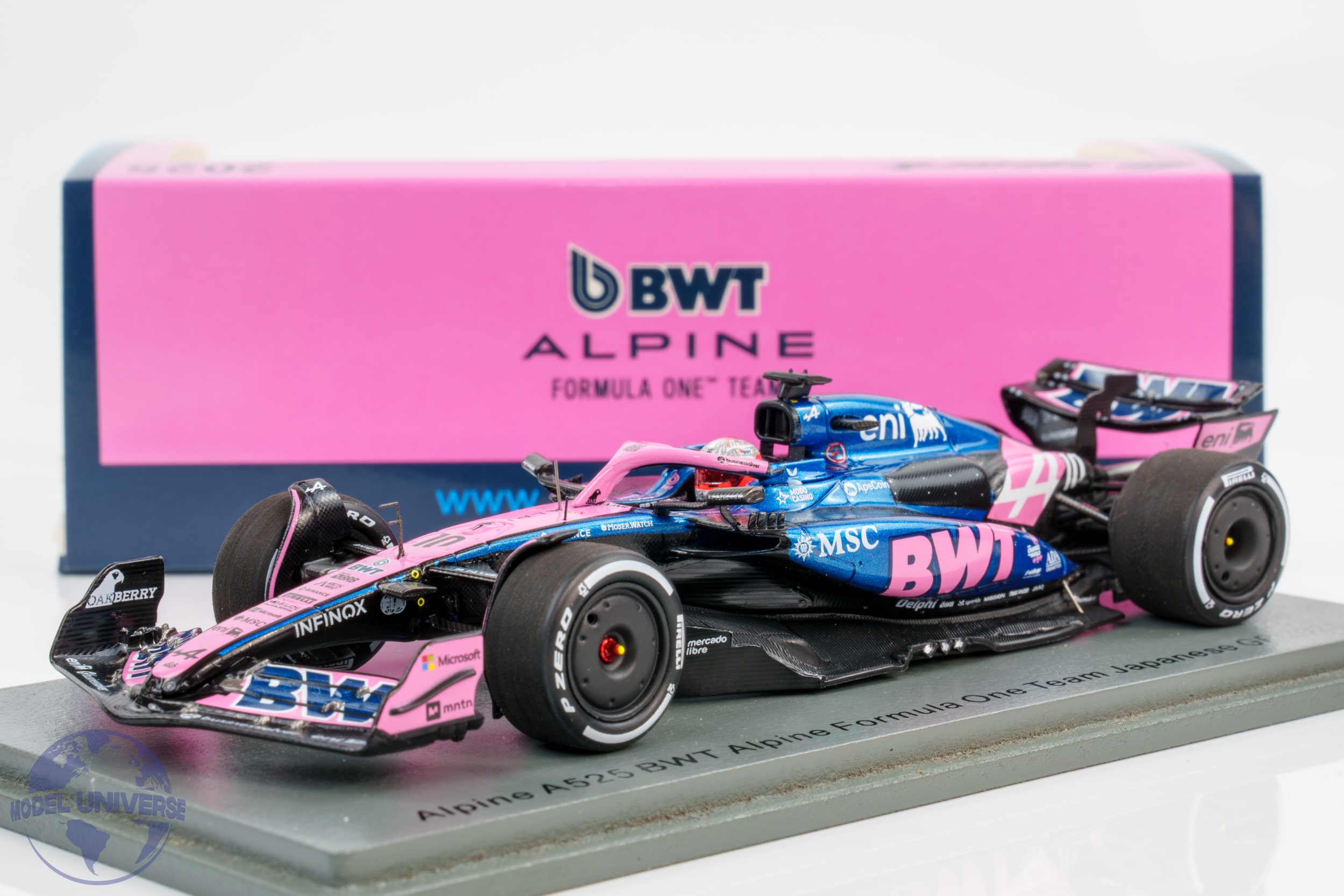 Alpine A525 BWT ミニカー 日本GP ピエールガスリー Amazon.com: Solido 1:18 Scale Diecast - Alpine A523 Presentation