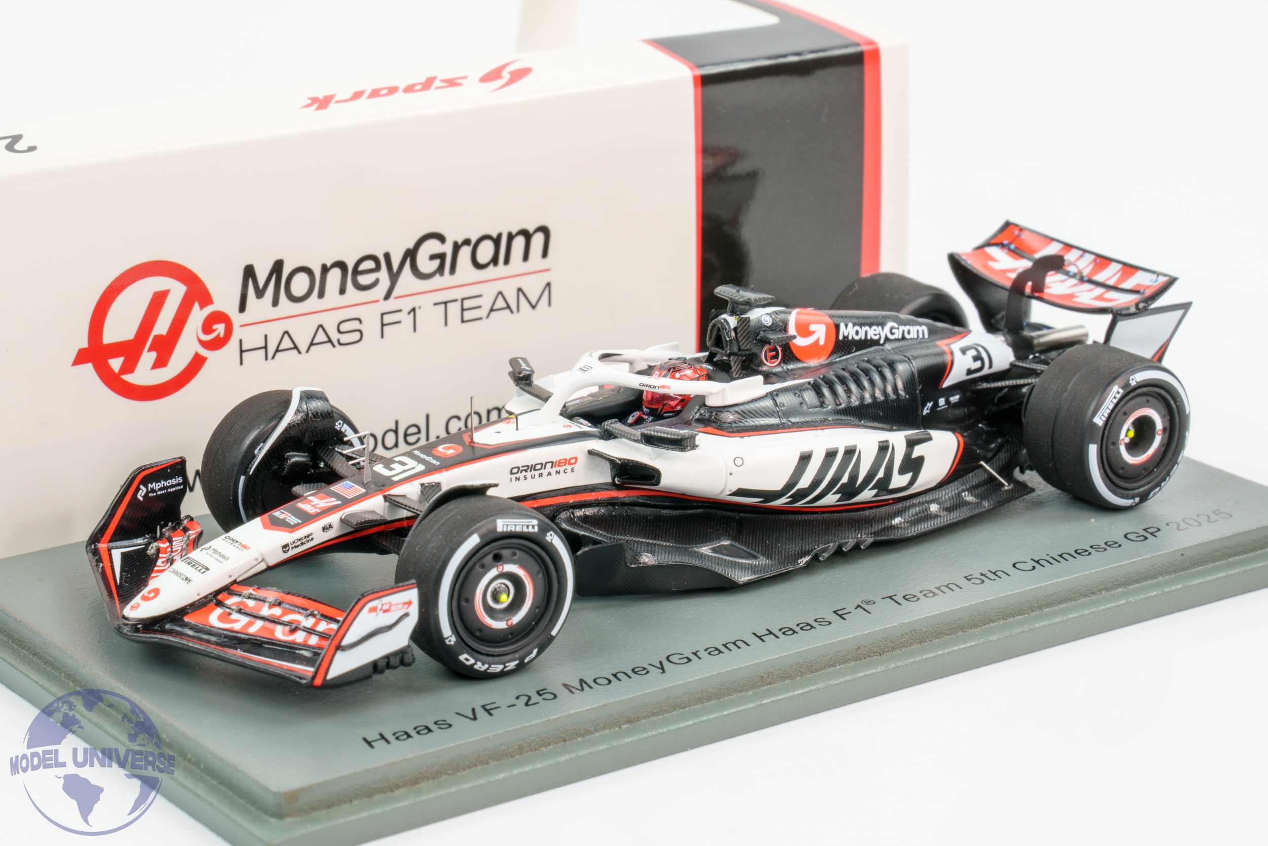 Spark - 1:43 Haas VF-25 No.31 Esteban Ocon Chinese GP 2025 - Resin Model