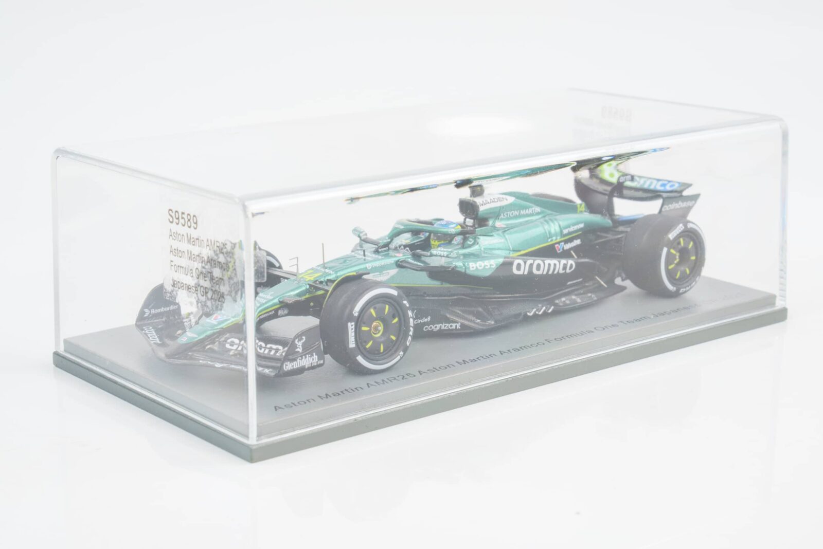 Spark - 1:43 Aston Martin AMR25 No.14 Fernando Alonso Japanese GP