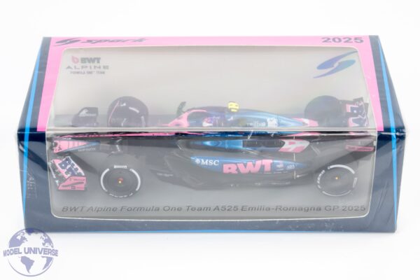 Spark 1:43 BWT Alpine No.43 Franco Colapinto Imola GP 2025 (S9625) Resin Model 5 Spark - 1:43 BWT Alpine No.43 Franco Colapinto Imola GP 2025 - Resin Model