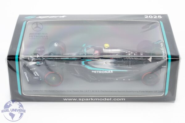 Spark - 1:43 Mercedes-AMG W16 No.12 Kimi Antonelli Sprint Pole Position Miami GP 2025 - Resin Model 5 Spark - 1:43 Mercedes-AMG W16 No.12 Kimi Antonelli Sprint Pole Position Miami GP 2025 - Resin Model