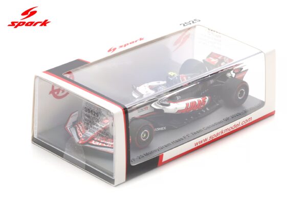 Spark 1:43 Haas VF-25 No.87 Oliver Bearman Team's 200th GP Canadian GP 2025 (S9629) Resin Model 12 Spark 1:43 Haas VF-25 No.87 Oliver Bearman Team's 200th GP Canadian GP 2025 (S9629) Resin Model