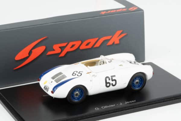Spark - 1:43 Porsche 550 Spyder No.65 18th Le Mans 24H 1955 - Martins, Vogel (S9714) Resin Model 4 Spark - 1:43 Porsche 550 Spyder No.65 18th Le Mans 24H 1955 - Martins, Vogel (S9714) Resin Model