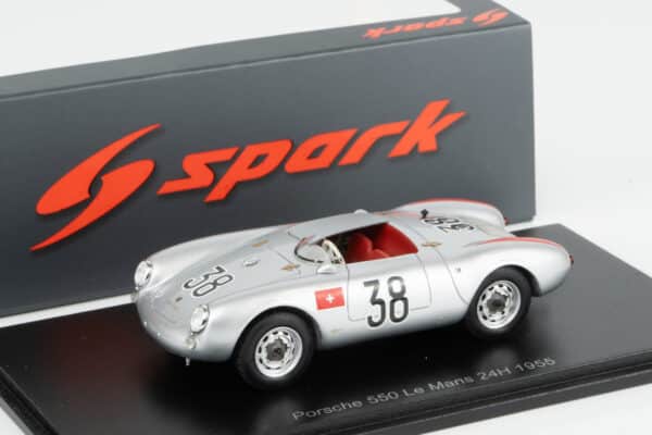 Spark - 1:43 Porsche 550 Spyder No.38 Le Mans 24H 1955 - Von Frankenberg, Polensky (S9715) Resin Model