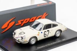 Spark - 1:43 Porsche 911S No.67 Le Mans 24H 1967 - P. Boutin - P. Sanson - Resin Model