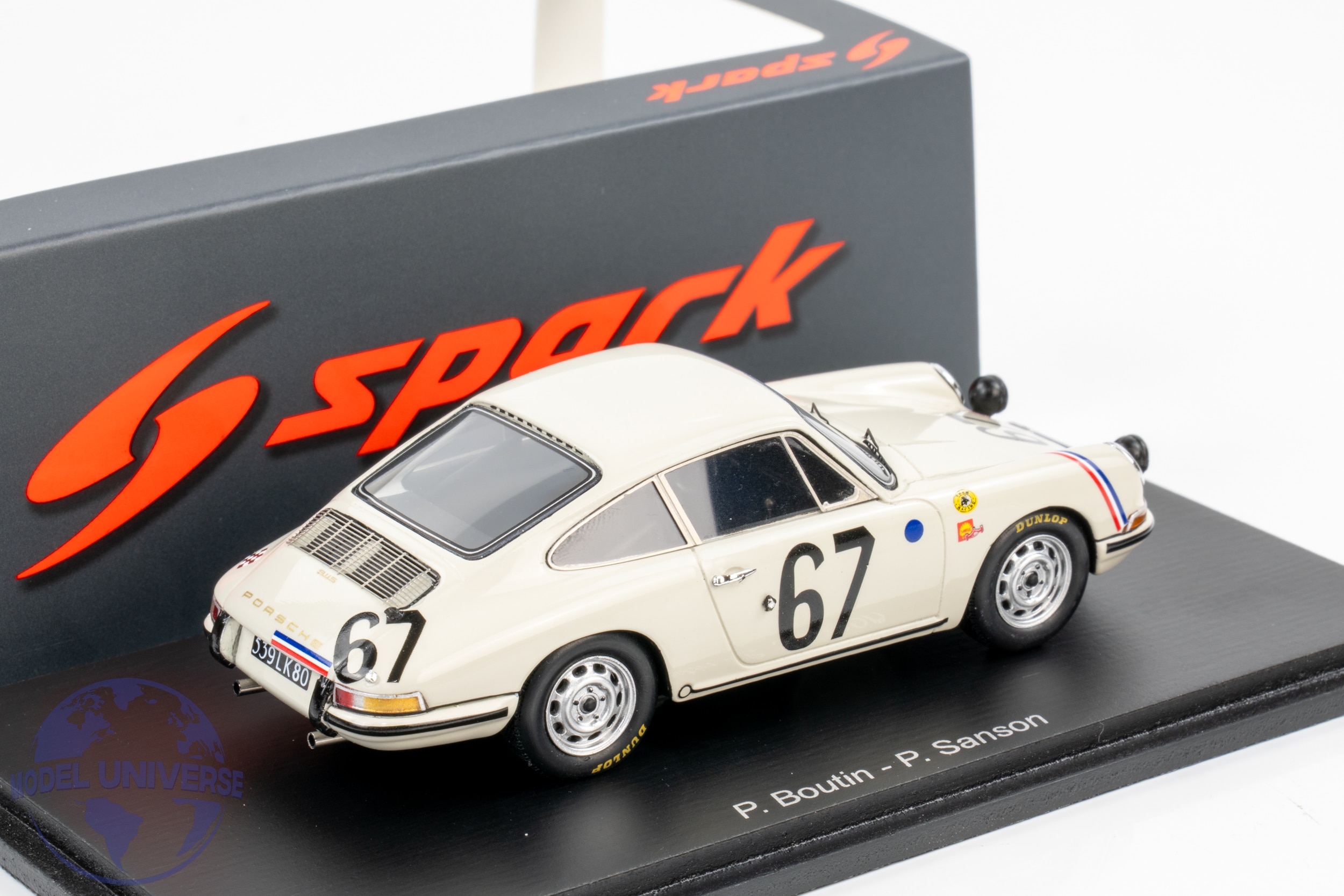 Spark - 1:43 Porsche 911S No.67 Le Mans 24H 1967 - P. Boutin - P