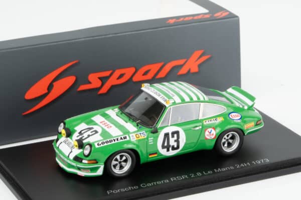 Spark - 1:43 Porsche 911 Carrera RSR 2.8 No.43 Le Mans 24H 1973 - Loos, Garant, Hezemans (S9784) Resin Model