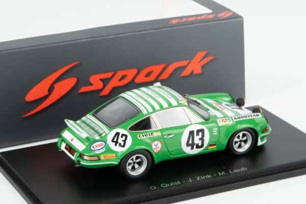 Spark - 1:43 Porsche 911 Carrera RSR 2.8 No.43 Le Mans 24H 1973 - Loos, Garant, Hezemans (S9784) Resin Model 4 Spark - 1:43 Porsche 911 Carrera RSR 2.8 No.43 Le Mans 24H 1973 - Loos, Garant, Hezemans (S9784) Resin Model