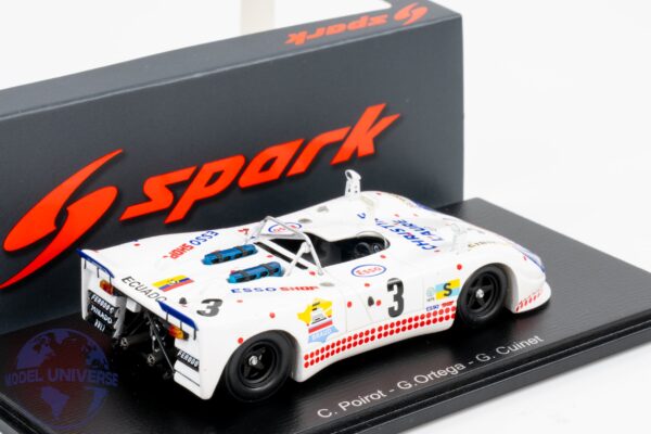 Spark - 1:43 Porsche 908/02 No.3 24h Le Mans 1975 Poirot, Ortega, Cuinet - Resin Model 4 Spark S9793 Porsche 908 Le mans 24h 1975