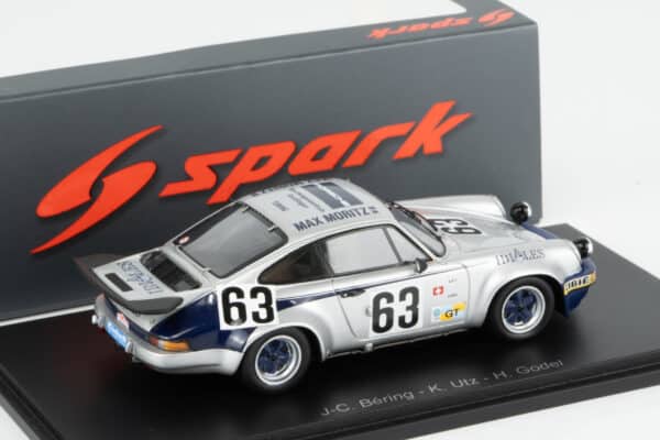 Spark - 1:43 Porsche 911 Carrera RS 3.0 No.63 19th Le Mans 24H 1975 - Wollek, Bienvenue (S9806) Resin Model 4 Spark - 1:43 Porsche 911 Carrera RS 3.0 No.63 19th Le Mans 24H 1975 - Wollek, Bienvenue (S9806) Resin Model